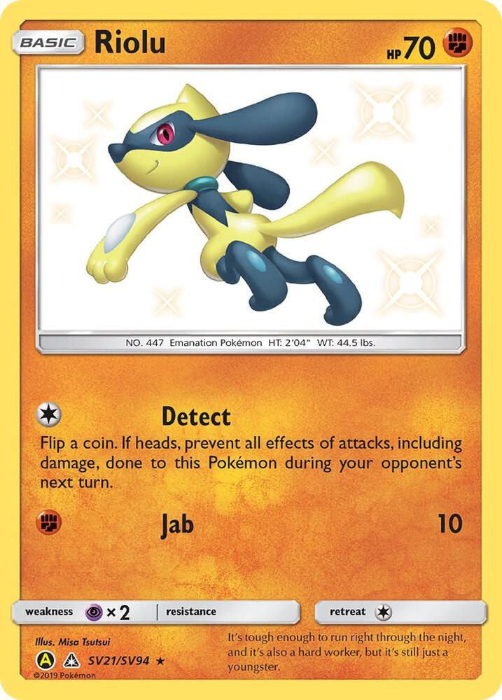Riolu - Hidden Fates: Shiny Vault