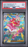2026 POKEMON ASC EN-ASCENDED HEROES #272 MEGA MEGANIUM ex SPECIAL ILLUSTRATION RARE PSA 9