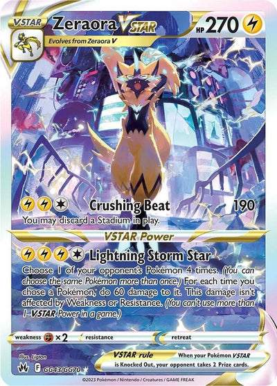 Zeraora VSTAR - SWSH: Crown Zenith: Galarian Gallery