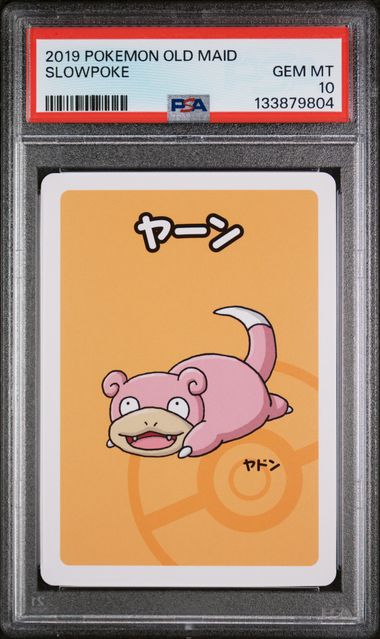 2019 POKEMON OLD MAID SLOWPOKE PSA 10