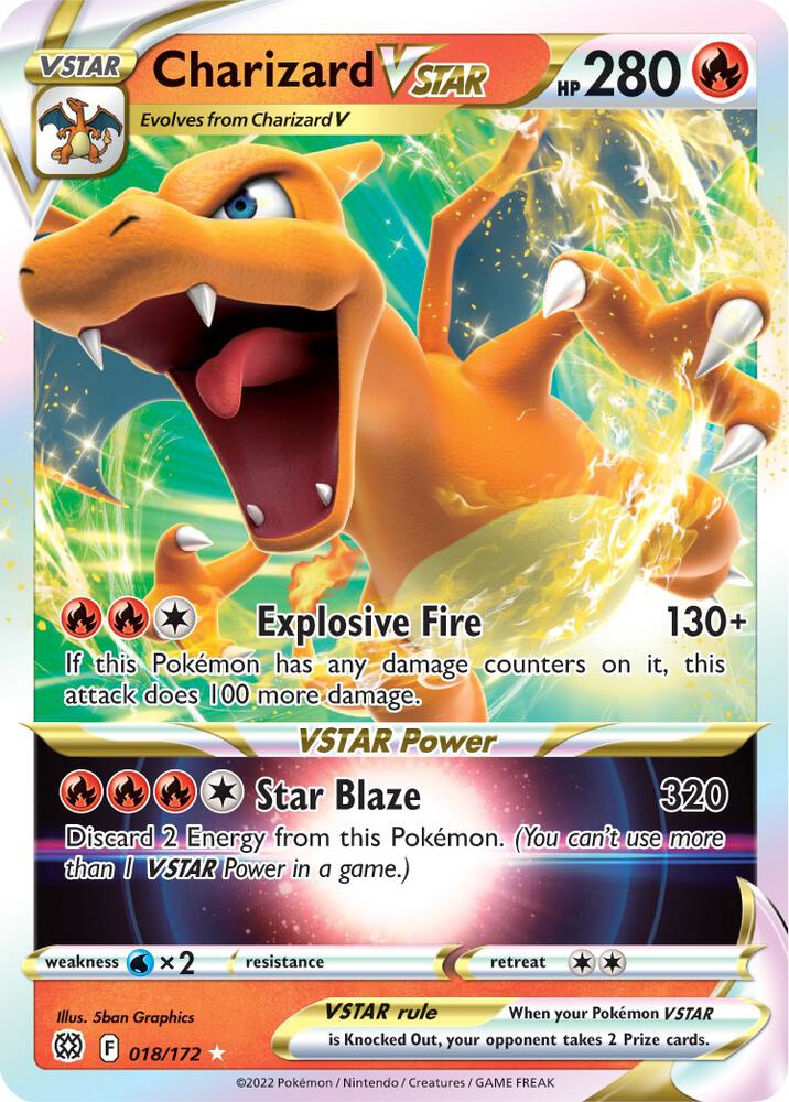 Charizard VSTAR - SWSH09: Brilliant Stars