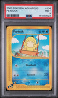 2003 POKEMON AQUAPOLIS #104 PSYDUCK PSA 9