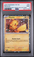 2026 POKEMON TEF EN-TEMPORAL FORCES #051 PIKACHU POKEMON DAY 2026 COLLECTION PSA 9