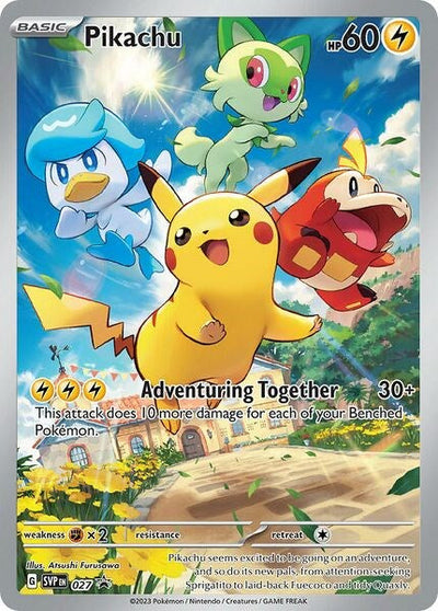 Pikachu - 027 - 027 - (SV: Scarlet & Violet Promo Cards)