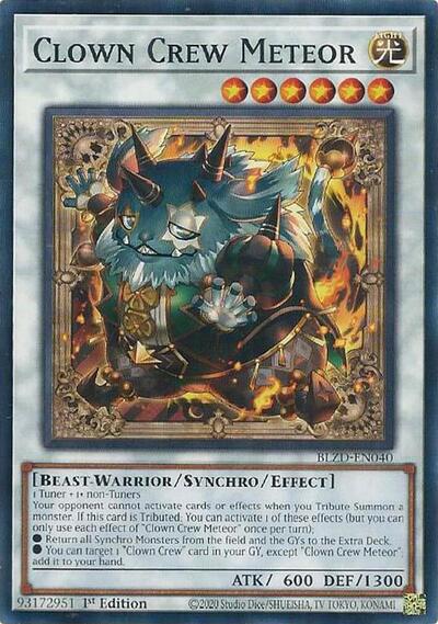 Clown Crew Meteor - BLZD-EN040 - Common - 1st Edition
