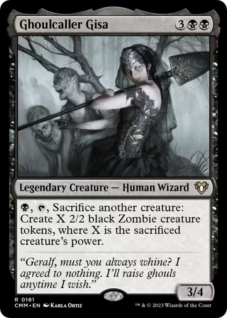 Ghoulcaller Gisa - 161 - (Commander Masters)
