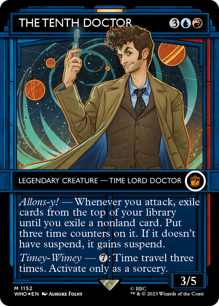 The Tenth Doctor (WHO-1152) - Doctor Who: (Showcase) (Borderless) Foil