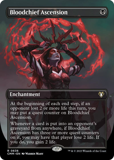Bloodchief Ascension (Borderless) - 636 - (Commander Masters)