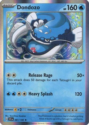 Dondozo Line Holo 61 Sv Scarlet Violet Promo Cards Holofoil