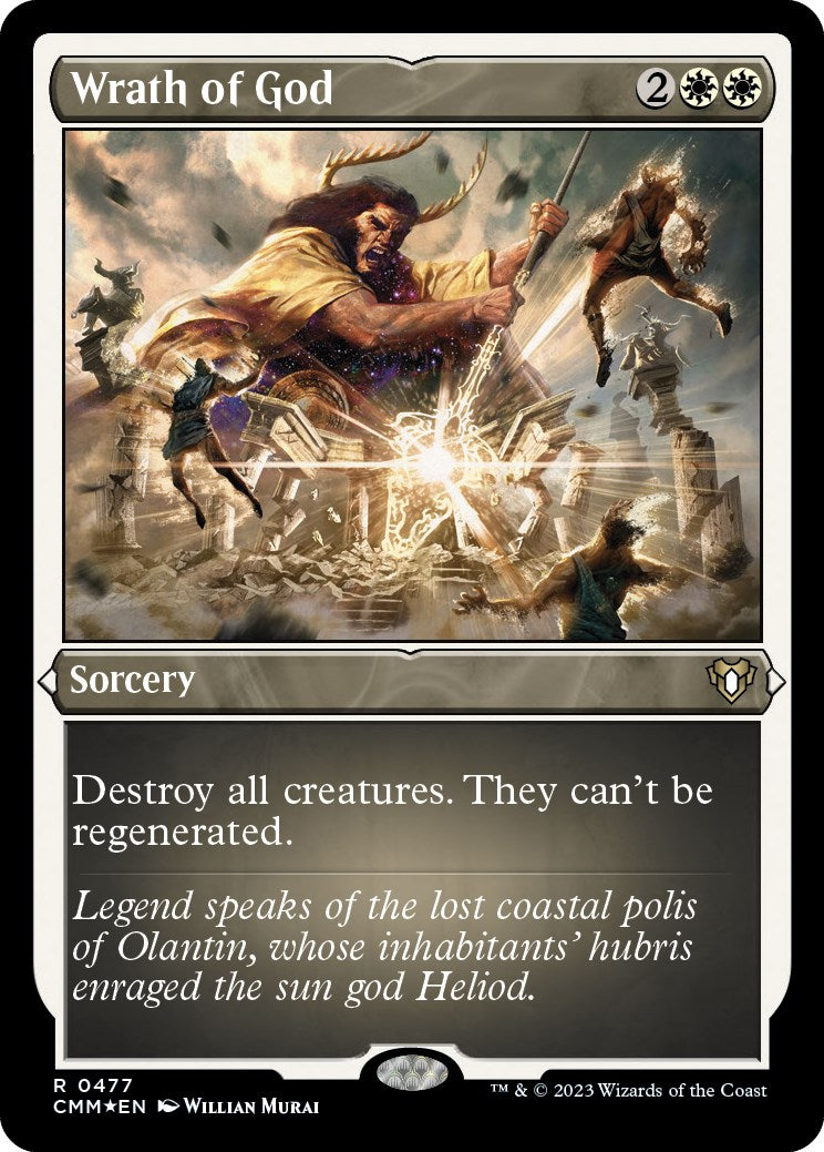 Wrath of God (Foil Etched) - 477 - (Commander Masters)