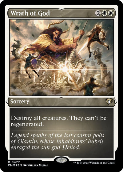 Wrath of God (Foil Etched) - 477 - (Commander Masters)