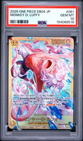 2026 ONE PIECE JAPANESE EB04-EXTRA BOOSTER EGGHEAD CRISIS 061 MONKEY D. LUFFY PSA 10