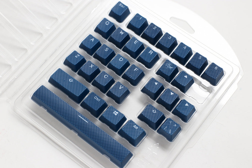 Ducky Navy Backlit 31 Key OEM Profile Double Shot ABS Rubber Keycap Set