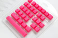 Ducky Pink Backlit 31 Key OEM Profile Double Shot ABS Rubber Keycap Set