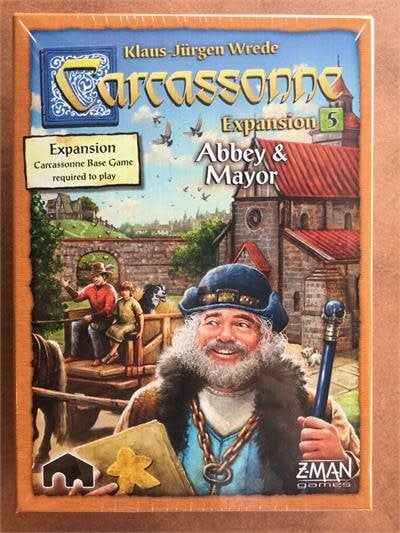 Carcassonne Second Edition Expansion 5: Abbey & Mayor