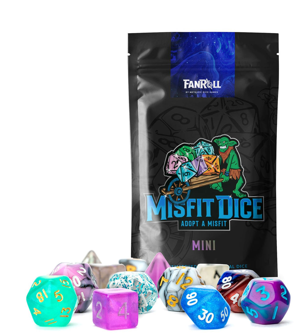 Mystery Misfit Mini Polyhedral Dice 2-Pack