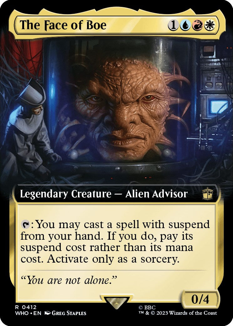 The Face of Boe (Extended Art) - 412 - (Universes Beyond: Doctor Who)