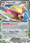 Pidgeot Ex 164 Sv03 Obsidian Flames Holofoil
