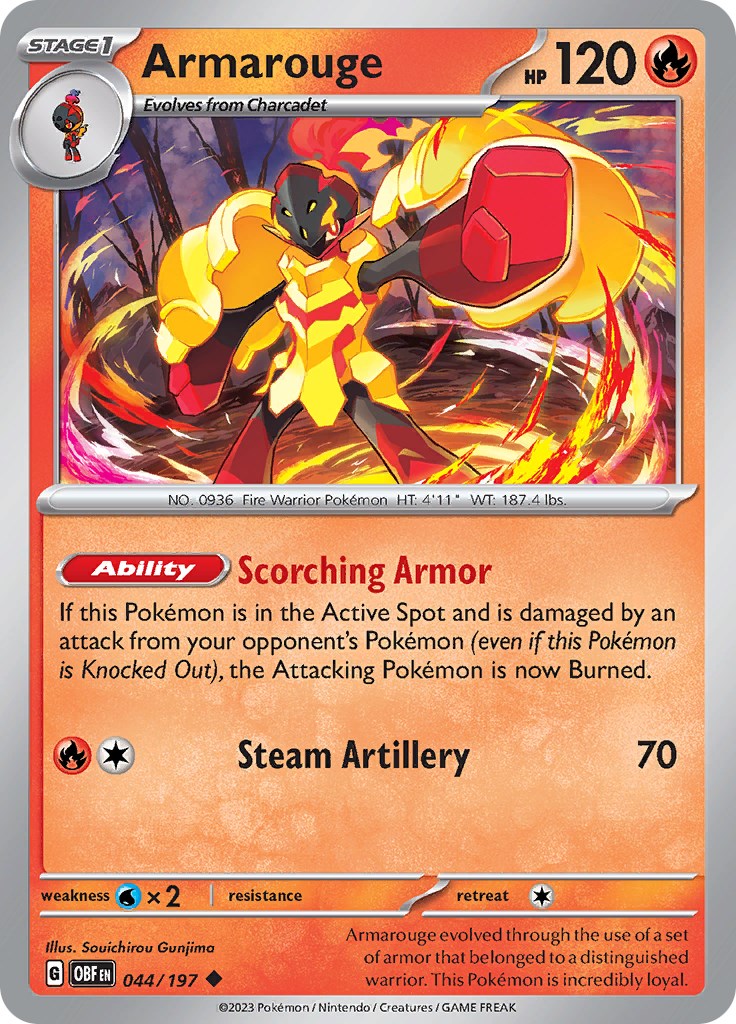 Armarouge - 044/197 - (SV03: Obsidian Flames)