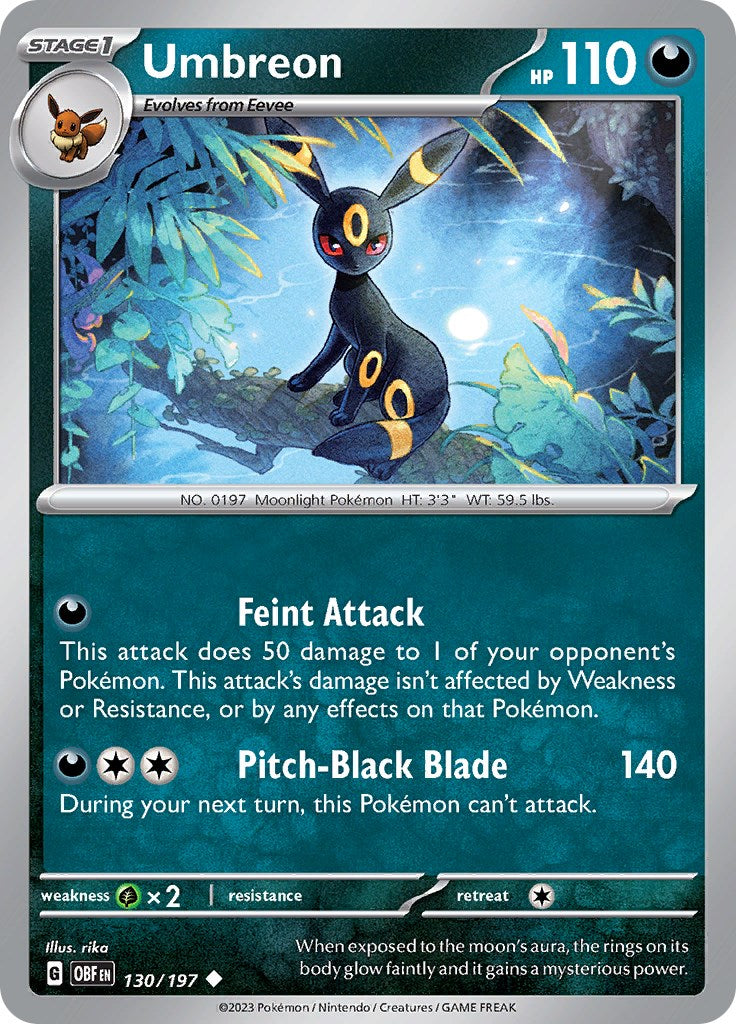 Umbreon - 130/197 - (SV03: Obsidian Flames)
