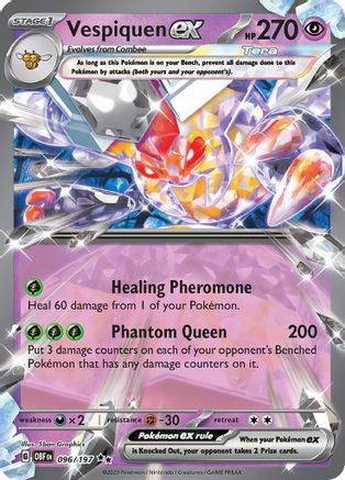 Vespiquen Ex 96 Sv03 Obsidian Flames Holofoil