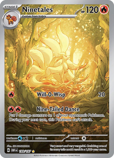 Ninetales -199/197 - 199/197 - (SV03: Obsidian Flames)