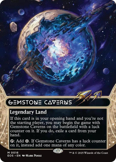 Gemstone Caverns (0016) (Borderless) - Edge of Eternities: Stellar Sights