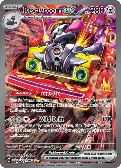 Revavroom ex - 224/197 - 224/197 - (SV03: Obsidian Flames)