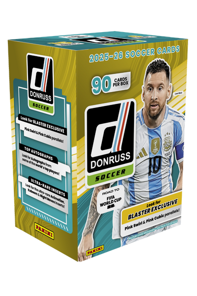 2025/26 Panini Donruss Road To FIFA World Cup 26 Soccer Hobby Blaster Box