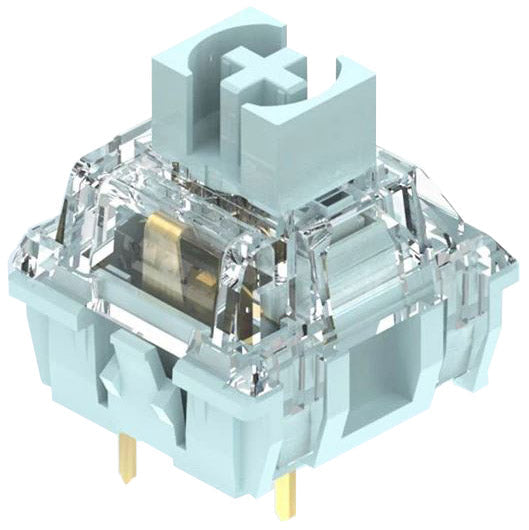 TTC Bluish White 42g Tactile Plate Mount Lubed Switches