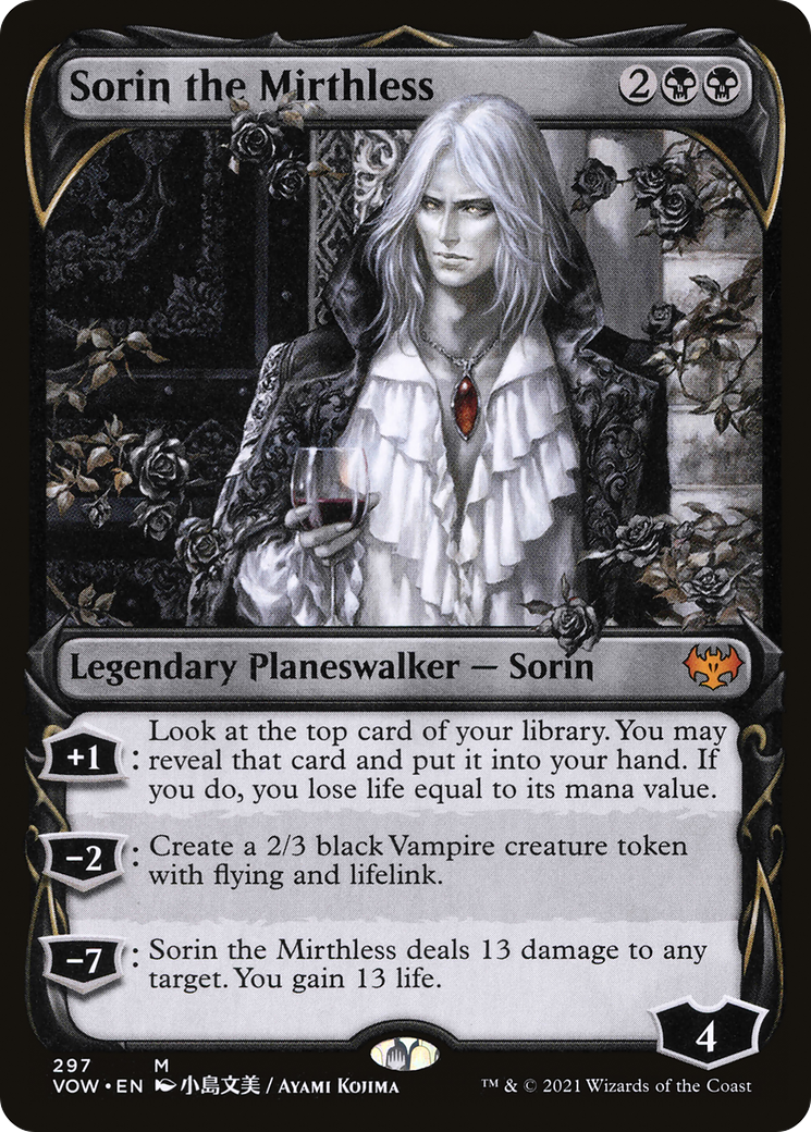 Sorin the Mirthless (VOW-297) - Innistrad: Crimson Vow: (Showcase) Foil