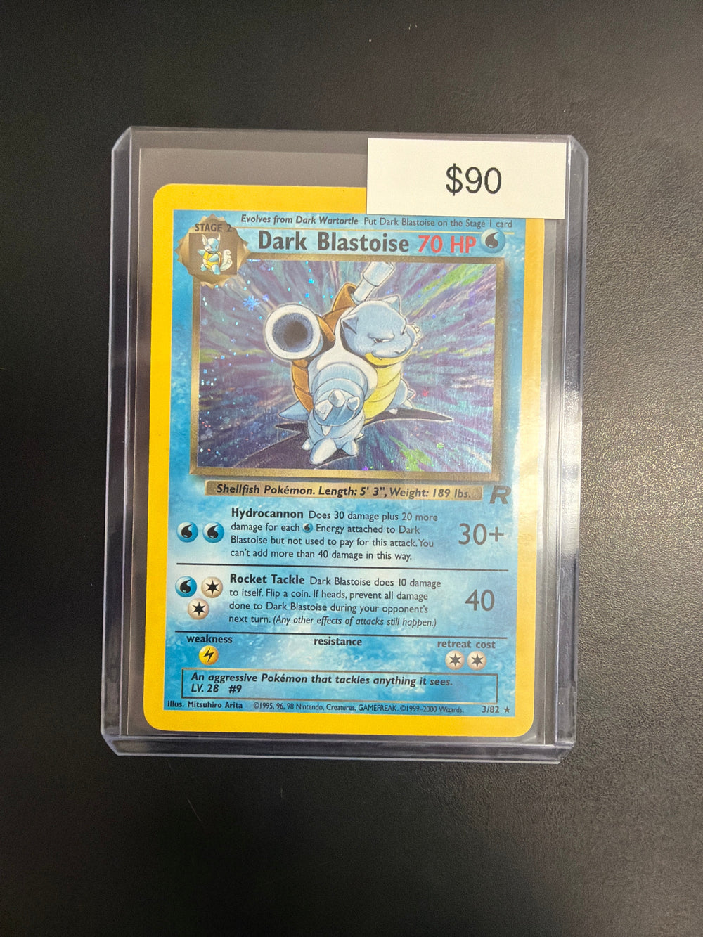 Pokemon Rocket Blastoise 3/82 LP