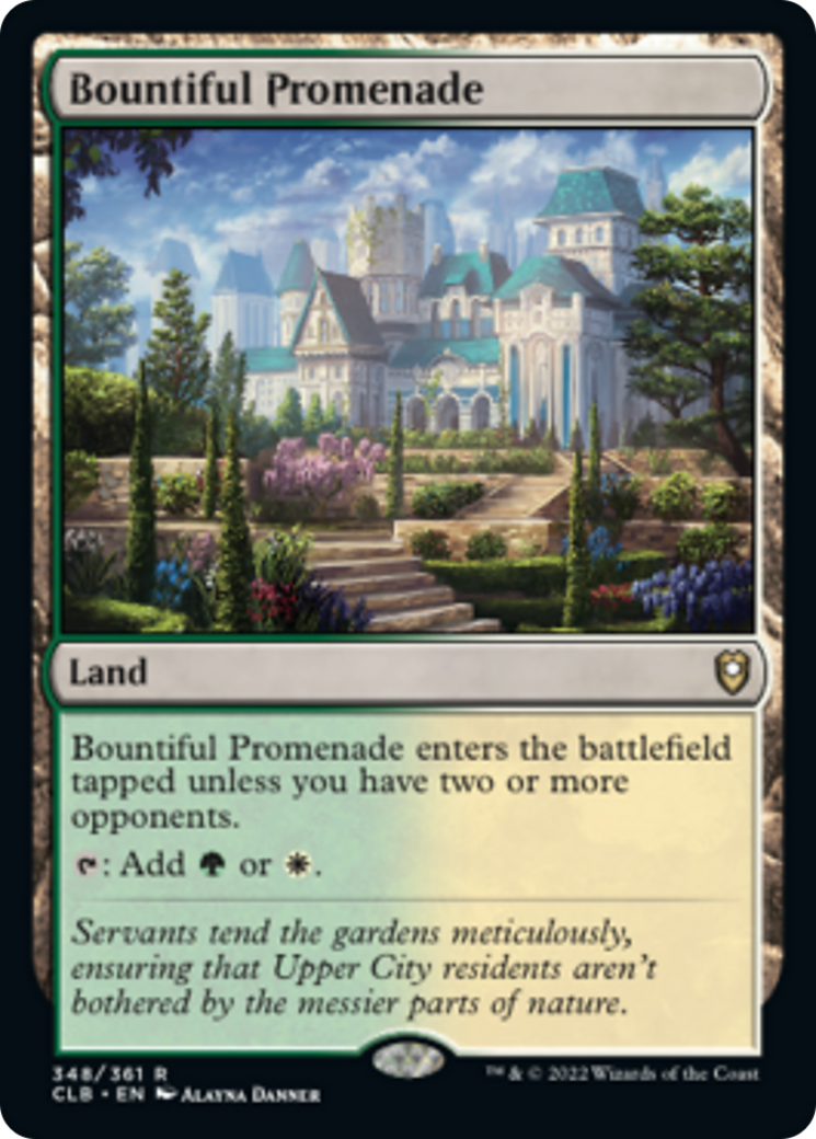 Bountiful Promenade (CLB-348) - Commander Legends: Battle for Baldur's Gate Foil