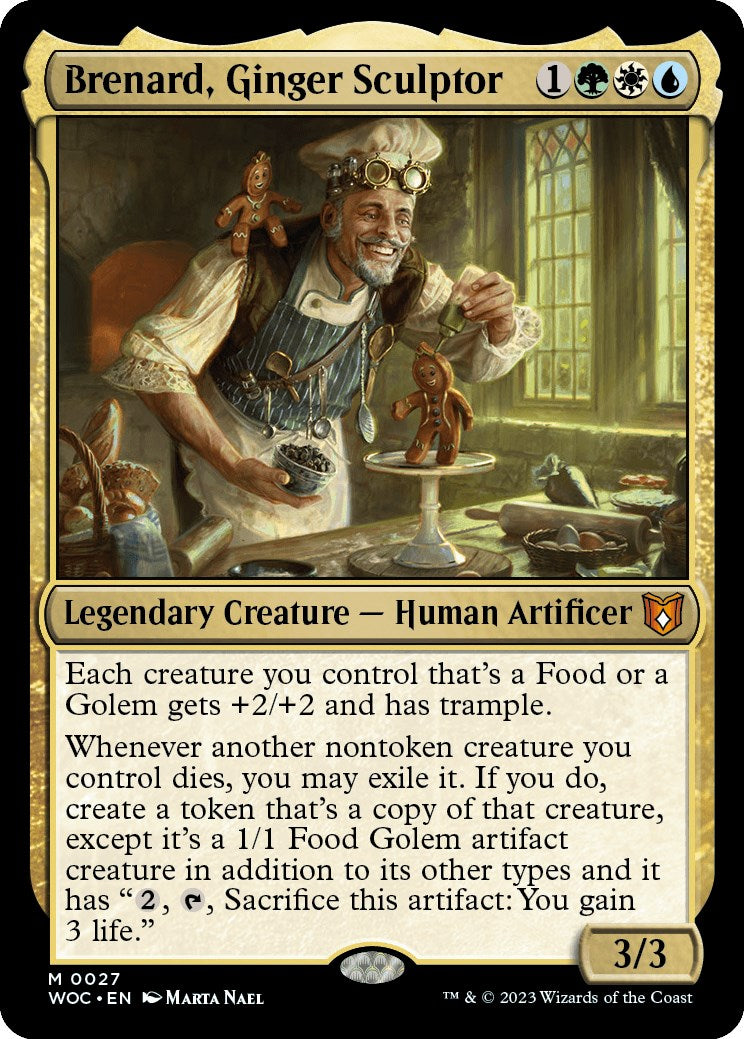 Brenard, Ginger Sculptor - 27 - (Commander: Wilds of Eldraine)