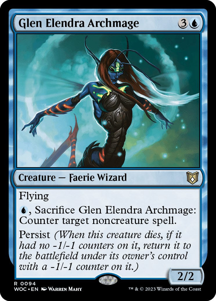 Glen Elendra Archmage - 94 - (Commander: Wilds of Eldraine)