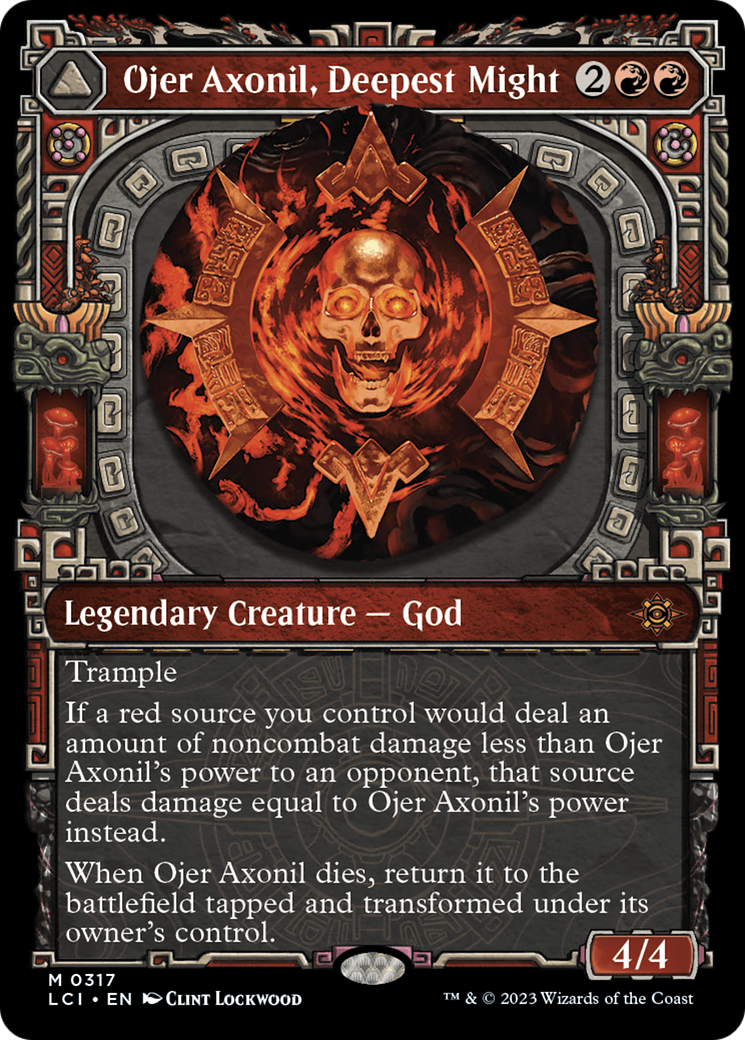 Ojer Axonil, Deepest Might // Temple of Power (LCI-317) - The Lost Caverns of Ixalan: (Showcase) Foil