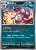 Nidoking 034 165 34 Sv Scarlet And Violet 151 Reverse Holofoil