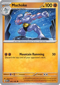 Machoke 067 165 67 Sv Scarlet And Violet 151 Reverse Holofoil