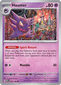 Haunter 93 Sv Scarlet And Violet 151 Reverse Holofoil