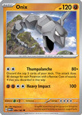 Onix 95 Sv Scarlet And Violet 151 Reverse Holofoil