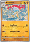 Marowak 105 Sv Scarlet And Violet 151 Holofoil