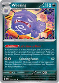 Weezing 110 Sv Scarlet And Violet 151 Reverse Holofoil