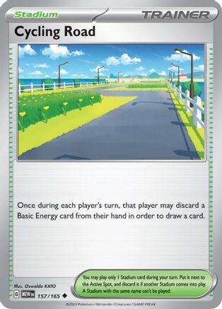Cycling Road 157 Sv Scarlet And Violet 151 Reverse Holofoil