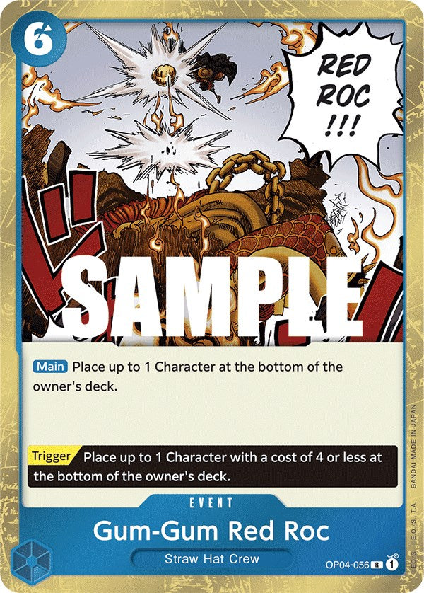 Gum-Gum Red Roc - OP04-056 - (Kingdoms of Intrigue)