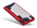 Leopold FC650MDS White Blue Star PD 65% Double Shot PBT Mechanical Keyboard