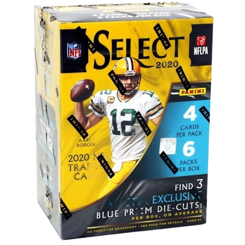 2020 Panini Select Football Blue Prizm Blaster Box
