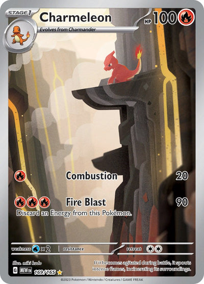 Charmeleon - 169/165 - (SV: Scarlet & Violet 151)