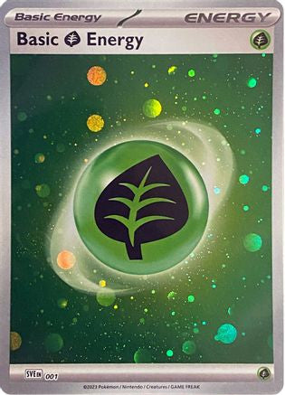Basic Grass Energy Cosmos Holo 1 Sv01 Scarlet Violet Holofoil