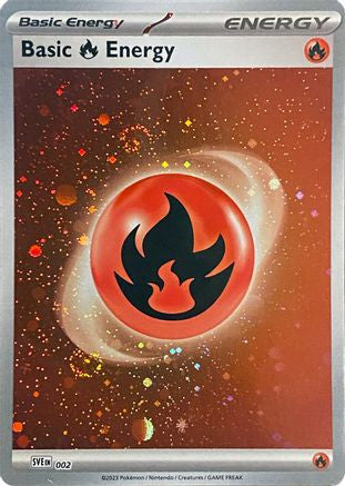 Basic Fire Energy Cosmos Holo 2 Sv01 Scarlet Violet Holofoil