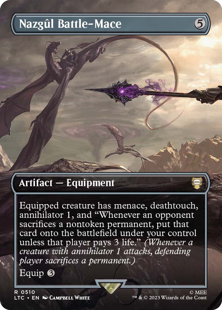 Nazgul Battle-Mace (Borderless) - 510 - (Commander: The Lord of the Rings: Tales of Middle-earth)